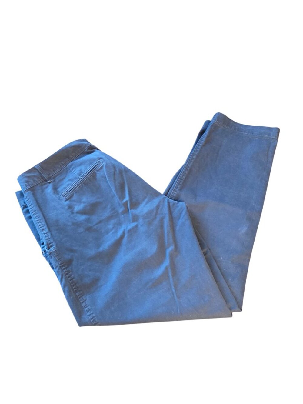 Banana Republic City Chino Preppy Navy Roll Up Cotton Pants Preppy Sz 8